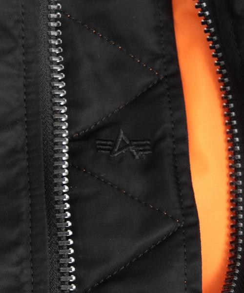 BEAUTY&YOUTH UNITED ARROWS（ビューティーアンドユースユナイテッドアローズ）の「BY∵ ALPHA MA-1◆（MA-1・レディース・ブラック/オリーブ・FREE）」の4枚目の写真