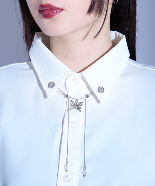 Ellno Loset(エルノロゼット)の「バタフライネックレス(ネックレス・メンズ・シルバー・FREE)」の1枚目の写真