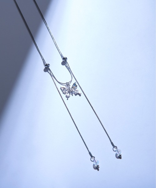 Ellno Loset(エルノロゼット)の「バタフライネックレス(ネックレス・メンズ・シルバー・FREE)」の2枚目の写真