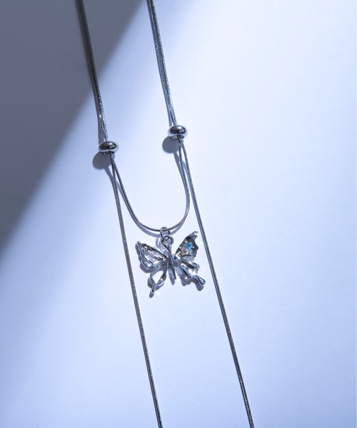 Ellno Loset(エルノロゼット)の「バタフライネックレス(ネックレス・メンズ・シルバー・FREE)」の3枚目の写真