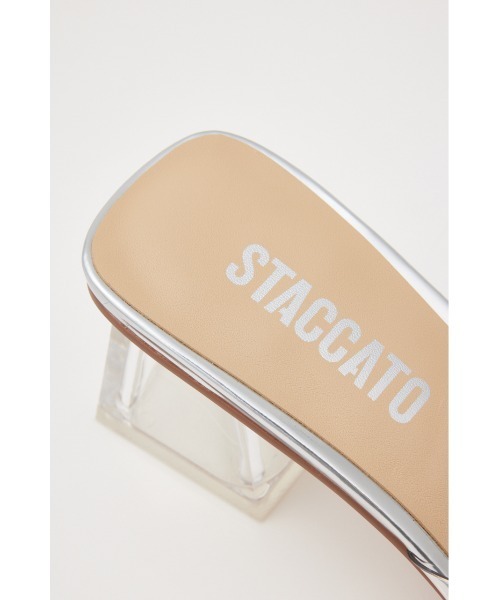 STACCATO（スタッカート）の「ブレスレットクリアミュールサンダル（サンダル・レディース・シルバー・24cm/23cm/23.5cm/24.5cm/22.5cm）」の10枚目の写真