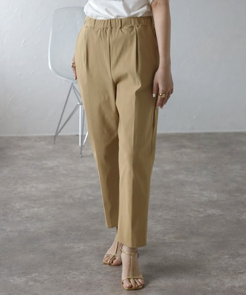 Bonjour Sagan(ボンジュールサガン)の「ハイストレッチパンツ(その他パンツ・レディース・チャコールグレー/ブラック/ベージュ・L/M)」の3枚目の写真