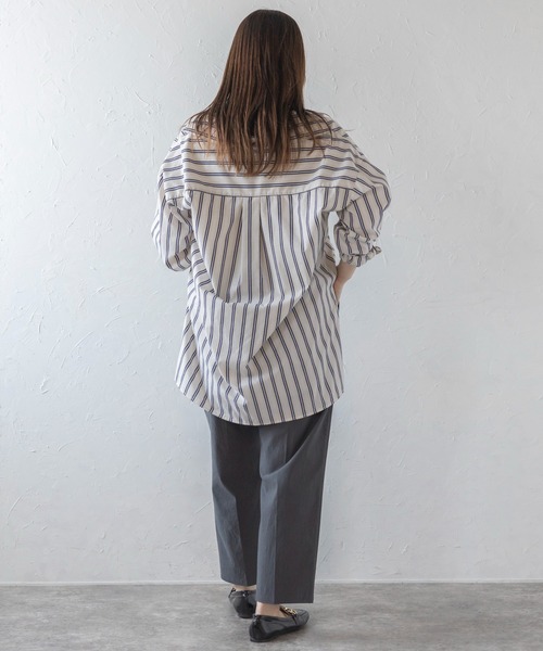 Bonjour Sagan(ボンジュールサガン)の「ハイストレッチパンツ(その他パンツ・レディース・チャコールグレー/ブラック/ベージュ・L/M)」の21枚目の写真