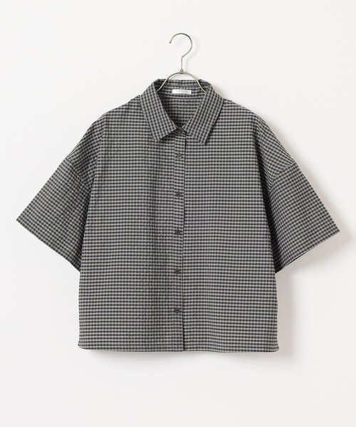 Honeys（ハニーズ）の「ゆるシャツ（シャツ/ブラウス・レディース・グレー系その他/オレンジ系その他/カーキ系/ホワイト系その他・L/M/S）」の17枚目の写真