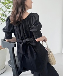 バックリボンワンピース/WEB限定アイテム/リバイバル