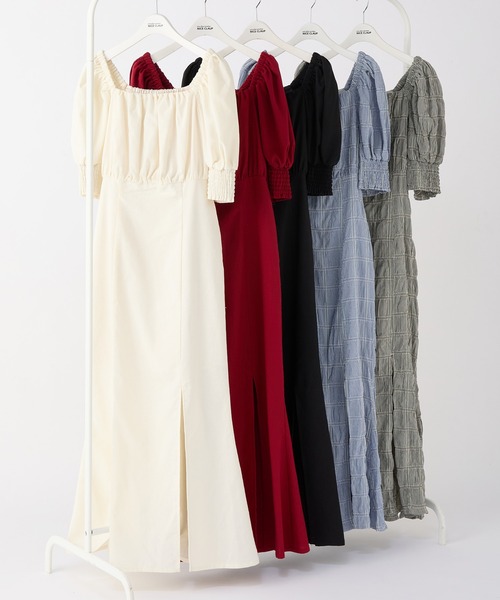 one after another NICE CLAUP(ワンアフターアナザーナイスクラップ)の「バックリボンワンピース/WEB限定アイテム/リバイバル(ワンピース・レディース・ブラック/アイボリー/レッド/ブルー系その他/ブラック系その他/ブラウン・FREE)」の9枚目の写真