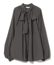 BEAMS HEART | ボウタイセット ノーカラー ブラウス(シャツ/ブラウス)