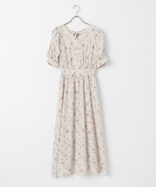 Honeys（ハニーズ）の「後リボンワンピース（ワンピース・レディース・ベージュ系その他/グレー系その他/グリーン系その他・3L/LL/L/M/S）」の13枚目の写真