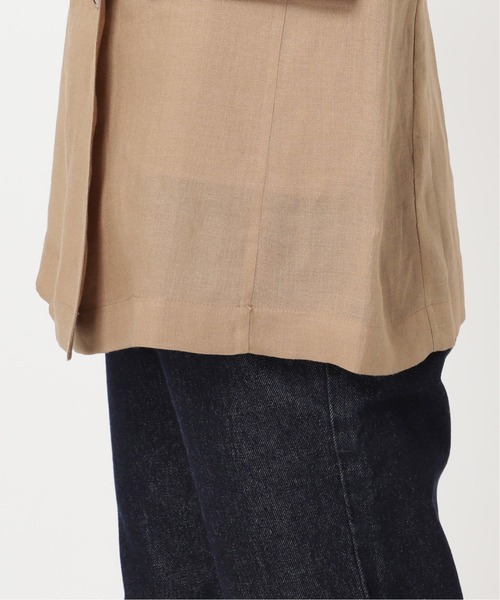 SLOBE IENA（スローブイエナ）の「《追加》ラミージョーゼットジャケット（テーラードジャケット・レディース・ブラック/ホワイト/ベージュ・FREE）」の16枚目の写真