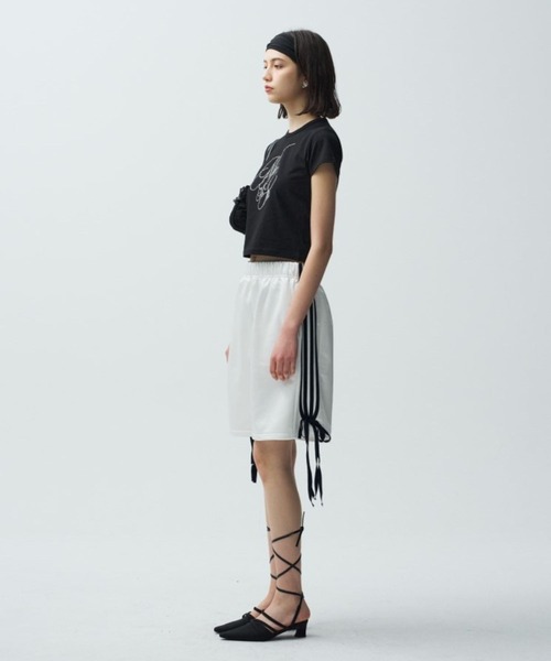 Midnight Move(ミッドナイトムーブ)の「Midnight Move/CUBIC T(Tシャツ/カットソー・レディース・ホワイト/ピンク/ブラック・FREE)」の20枚目の写真