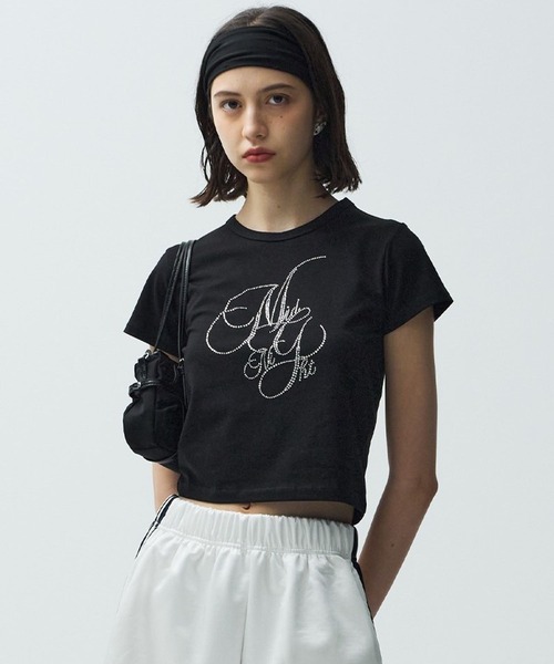 Midnight Move(ミッドナイトムーブ)の「Midnight Move/CUBIC T(Tシャツ/カットソー・レディース・ホワイト/ピンク/ブラック・FREE)」の21枚目の写真