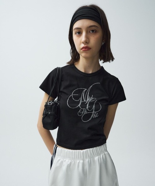 Midnight Move(ミッドナイトムーブ)の「Midnight Move/CUBIC T(Tシャツ/カットソー・レディース・ホワイト/ピンク/ブラック・FREE)」の22枚目の写真