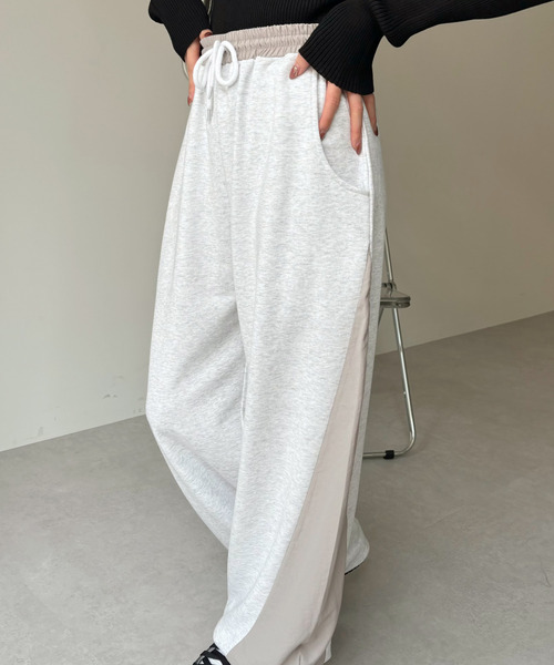 Ada.(エイダ)の「ナイロン スウェット ニッカパンツ(スウェットパンツ・レディース・ネイビー系/グレー系その他/パープル系その他・FREE)」の16枚目の写真