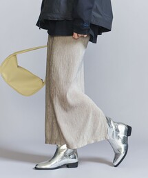 BEAUTY&YOUTH UNITED ARROWS | ベロアプリーツ バックスリットスカート-ウォッシャブル-(スカート)