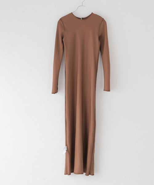 plage（プラージュ）の「BASERANGE/ベースレンジ DYDINE LONGSLEEVE ドレス（ワンピース・レディース・ブラウン・FREE）」の10枚目の写真