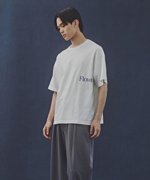 NANO universe(ナノユニバース)の「「Commonuse」ヴィンテージライク ”Flowers” Tシャツ(Tシャツ/カットソー・メンズ・ホワイト/チャコール・L/M)」の18枚目の写真