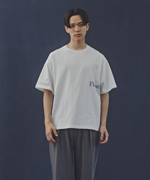 NANO universe(ナノユニバース)の「「Commonuse」ヴィンテージライク ”Flowers” Tシャツ(Tシャツ/カットソー・メンズ・ホワイト/チャコール・L/M)」の21枚目の写真