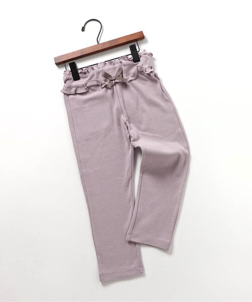 Seraph（セラフ）の「リップル天竺スクールパンツ（その他パンツ・キッズ・ブラック/ブラウン/グレー/ラベンダー/ローズ・70/80/90/95/100/110/120/130/140）」の4枚目の写真