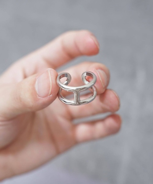 SBG（エスビー）の「インフルエンサーTakiコラボ SBG オープンリング（リング・メンズ・シルバー・FREE）」の7枚目の写真