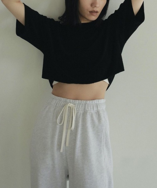 anuke（アンヌーク）の「anuke　Drawstring Sweat Pants ドローストリングスウェットパンツ/62420709（スウェットパンツ・レディース・グレー・36/38）」の10枚目の写真
