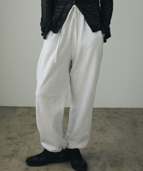 anuke（アンヌーク）の「anuke　Drawstring Sweat Pants ドローストリングスウェットパンツ/62420709（スウェットパンツ・レディース・グレー・36/38）」の19枚目の写真