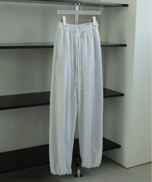 anuke（アンヌーク）の「anuke　Drawstring Sweat Pants ドローストリングスウェットパンツ/62420709（スウェットパンツ・レディース・グレー・36/38）」の21枚目の写真