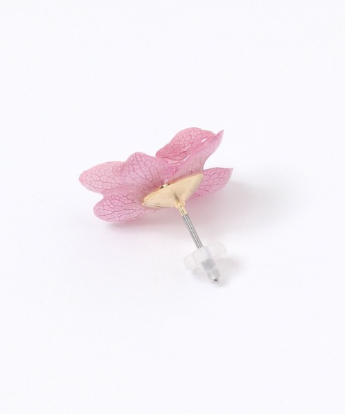 GLOBAL WORK(グローバルワーク)の「MADE IN JAPAN/アジサイピアス/130955(ピアス(両耳用)・レディース・ホワイト/パープル/ベージュ/ブルー・ONE SIZE)」の7枚目の写真