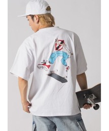RE730 なみおくんスケボー ビッグシルエットTシャツ