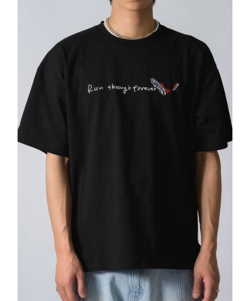 RE730(アールイーセブンサーティー)の「RE730 なみおくんスケボー ビッグシルエットTシャツ(Tシャツ/カットソー・メンズ・オフホワイト/ブラック・LARGE/MEDIUM/X-LARGE)」の15枚目の写真