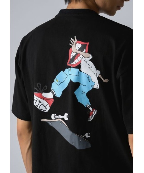 RE730(アールイーセブンサーティー)の「RE730 なみおくんスケボー ビッグシルエットTシャツ(Tシャツ/カットソー・メンズ・オフホワイト/ブラック・LARGE/MEDIUM/X-LARGE)」の18枚目の写真