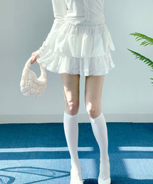 VIVID LADY | フリルカンカン ミニスカート バレエコア フリルスカート  レディース スカート(スカート)