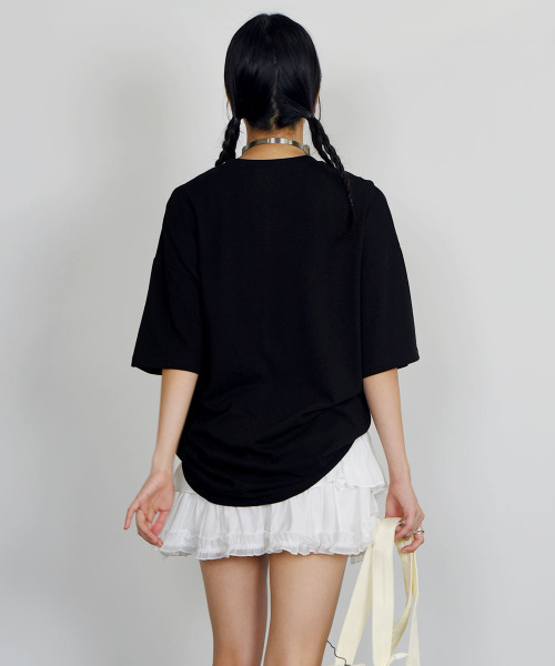 VIVID LADY（ビビッドレディー）の「フリルカンカン ミニスカート バレエコア フリルスカート  レディース スカート（スカート・レディース・ブラック/ホワイト・FREE）」の21枚目の写真