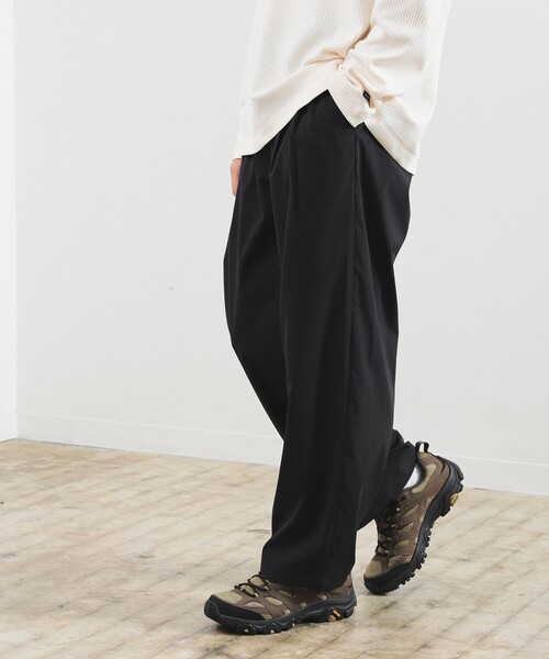 B:MING by BEAMS（ビーミングバイビームス）の「テック ワイド イージー パンツ（セットアップ対応）（その他パンツ・メンズ・ブラック/チャコールグレー・X-LARGE/LARGE/MEDIUM/SMALL）」の16枚目の写真