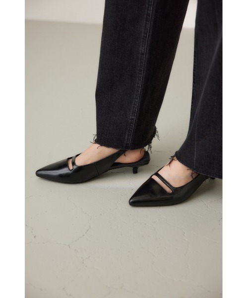 crie conforto(クリーコンフォルト)の「ポインテッドトゥヒールパンプス(パンプス・レディース・ブラック/ブラウン・SMALL/MEDIUM/LARGE/LL)」の3枚目の写真