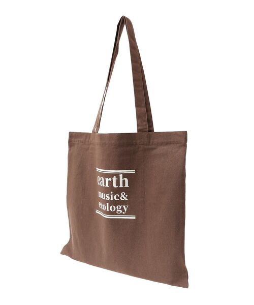 earth music&ecology(アースミュージックアンドエコロジー)の「バイカラーロゴトートバッグ(トートバッグ・レディース・ミント/ブラウン/ピンク/アイボリー/パープル・FREE)」の12枚目の写真