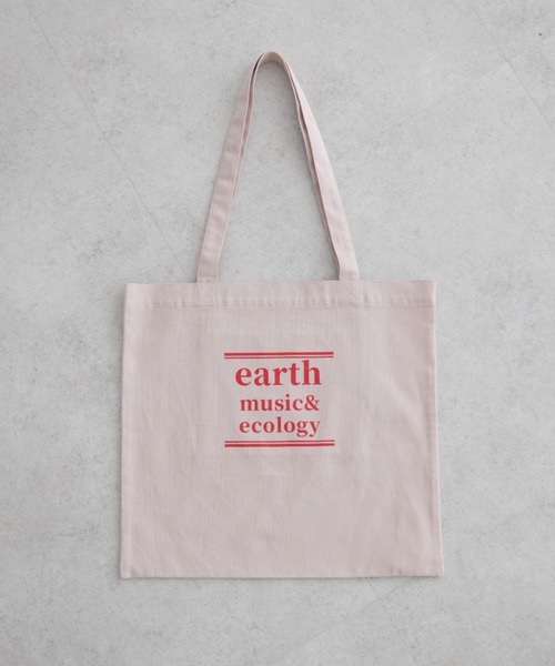 earth music&ecology(アースミュージックアンドエコロジー)の「バイカラーロゴトートバッグ(トートバッグ・レディース・ミント/ブラウン/ピンク/アイボリー/パープル・FREE)」の5枚目の写真