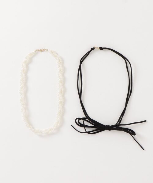 kaene（カエン）の「Kaene/パール2wayベルト（ベルト・レディース・オフホワイト・FREE）」の3枚目の写真