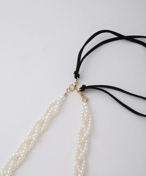 kaene（カエン）の「Kaene/パール2wayベルト（ベルト・レディース・オフホワイト・FREE）」の9枚目の写真