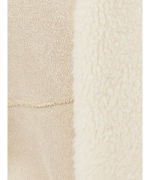 LAGUNAMOON(ラグナムーン)の「リバーシブルボアムートンブルゾン(ブルゾン・レディース・アイボリー/チャコールグレー・FREE)」の16枚目の写真