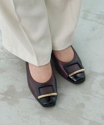 Riz raffinee | 【３E】エナメルコンビバックルパンプス(パンプス)