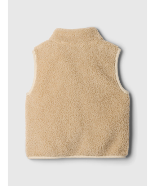 GAP(ギャップ)の「babyGap ボア ベスト(ベスト・キッズ・ブルー/ベージュ・110cm/105cm/100cm/95cm/90cm/80cm/70cm)」の3枚目の写真