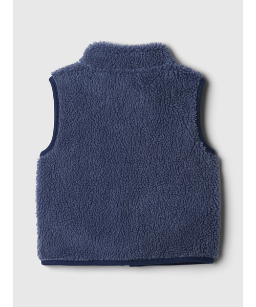 GAP(ギャップ)の「babyGap ボア ベスト(ベスト・キッズ・ブルー/ベージュ・110cm/105cm/100cm/95cm/90cm/80cm/70cm)」の4枚目の写真