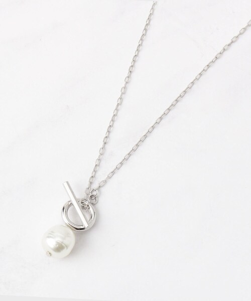 【セール】バロックガラスパールトップ（ネックレス）｜UNTITLED（アンタイトル）