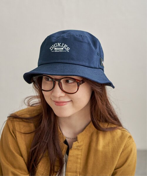 LBC(エルビーシー)の「Dickies ディッキーズ 刺繍ツイルバケットハット(ハット・レディース・チャコール/ネイビー/ベージュ・FREE)」の7枚目の写真