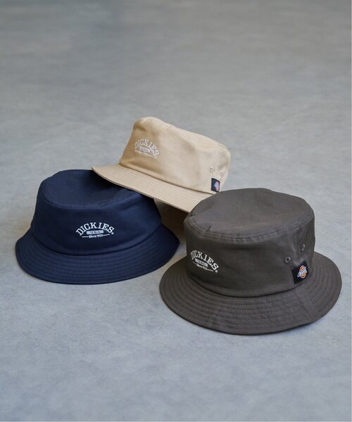 LBC(エルビーシー)の「Dickies ディッキーズ 刺繍ツイルバケットハット(ハット・レディース・チャコール/ネイビー/ベージュ・FREE)」の16枚目の写真