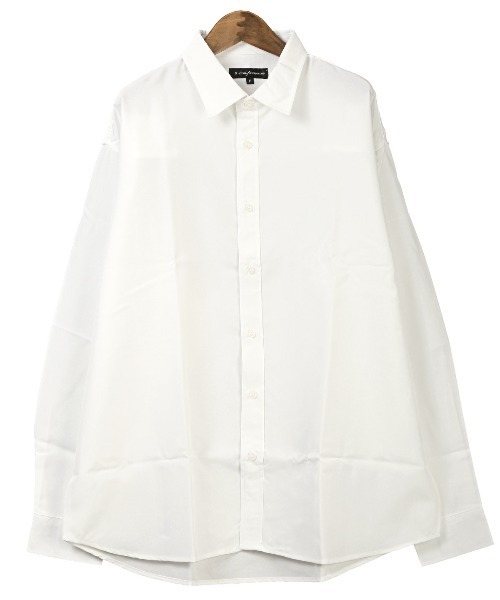 LUXSTYLE(ラグスタイル)の「無地レギュラーカラービッグ長袖シャツ(シャツ/ブラウス・メンズ・ホワイト/ブラック・FREE)」の21枚目の写真