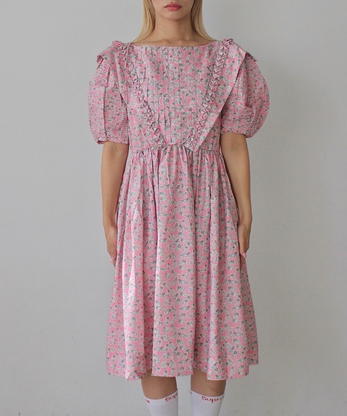 SANSeLF（サンセルフ）の「キャットプリント 2way ワンピース【SANSeLF】sew25s002（ワンピース・レディース・ピンク・FREE）」の9枚目の写真