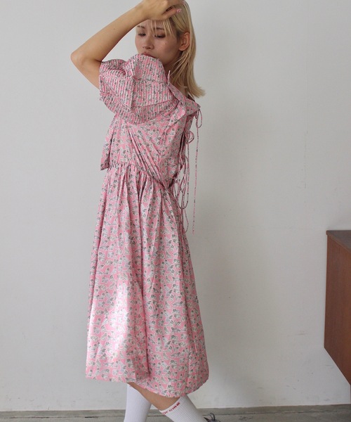 SANSeLF（サンセルフ）の「キャットプリント 2way ワンピース【SANSeLF】sew25s002（ワンピース・レディース・ピンク・FREE）」の14枚目の写真