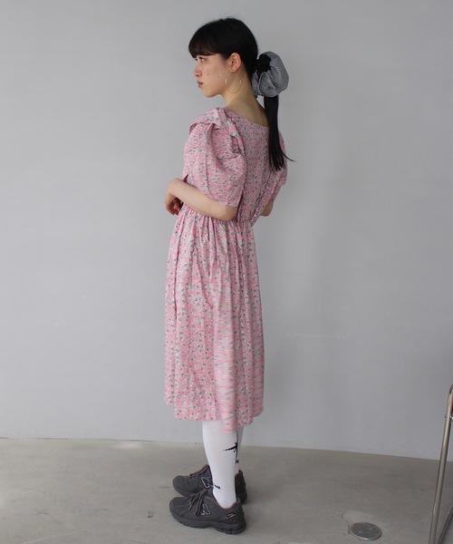 SANSeLF（サンセルフ）の「キャットプリント 2way ワンピース【SANSeLF】sew25s002（ワンピース・レディース・ピンク・FREE）」の3枚目の写真