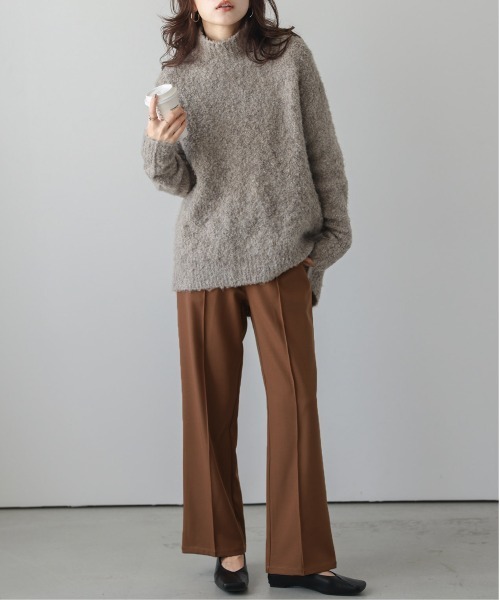 Lajour（ラジュール）の「日本製 スカラップ ベルト付き ワイドパンツ（その他パンツ・レディース・ブラウン/ブラック/カーキ/ベージュ・L/M）」の22枚目の写真